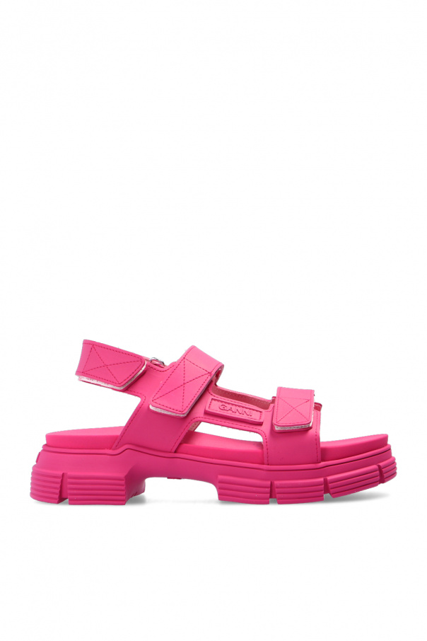 SchaferandweinerShops Colombia - Sandals with logo Ganni